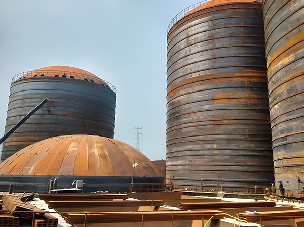 合水焦粉钢板仓